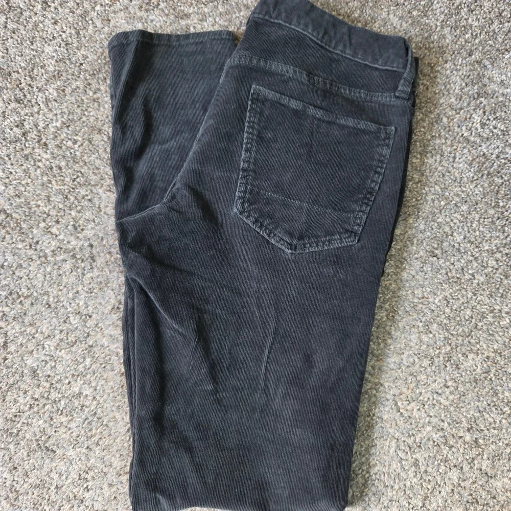 Banana Republic Slim Fit Travel Jean Cord Spencer Green Men 30x32 Corduroy Pants